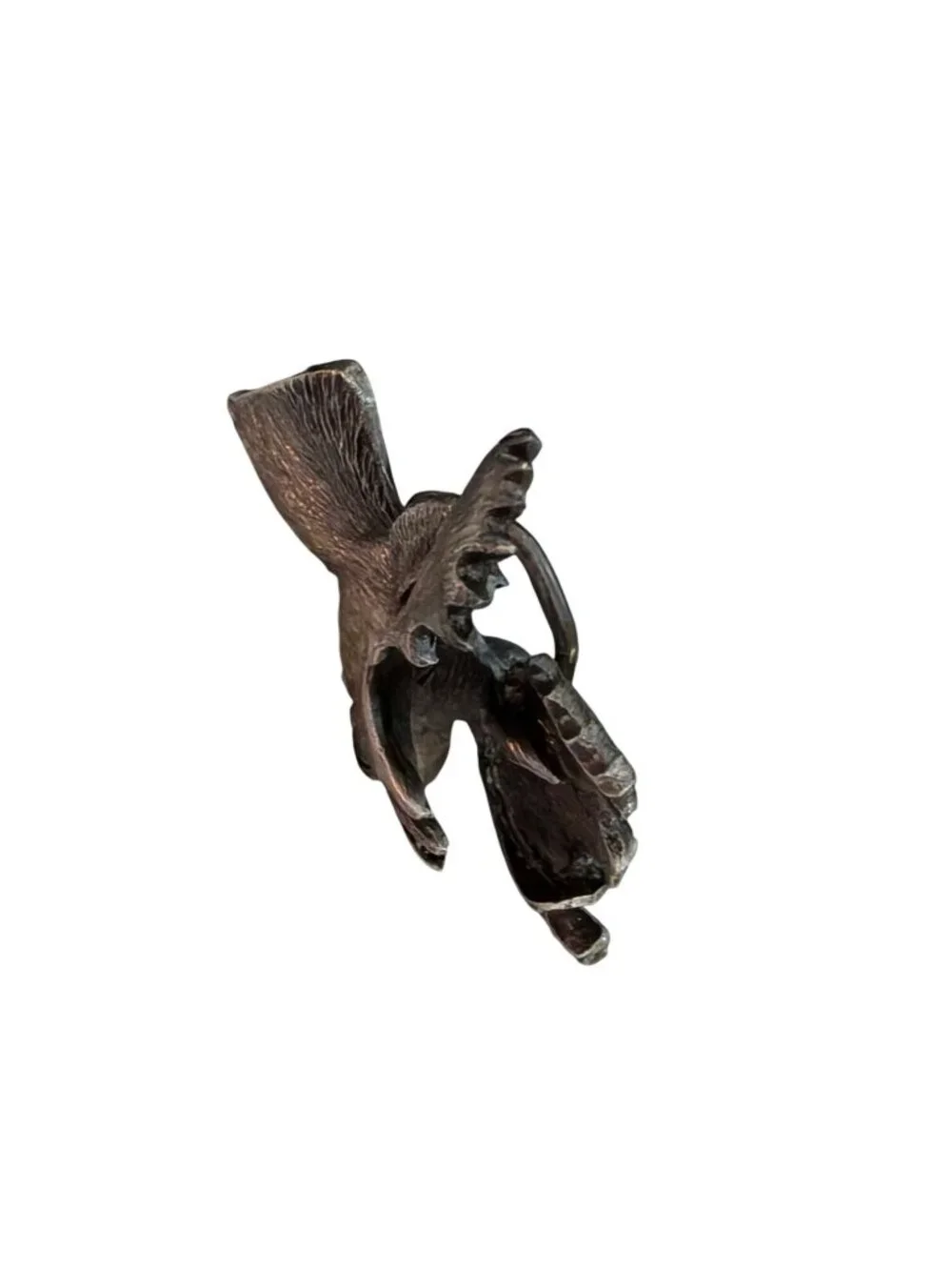 Moose Head Belt Buckle By Bergamot Brass Works 1980